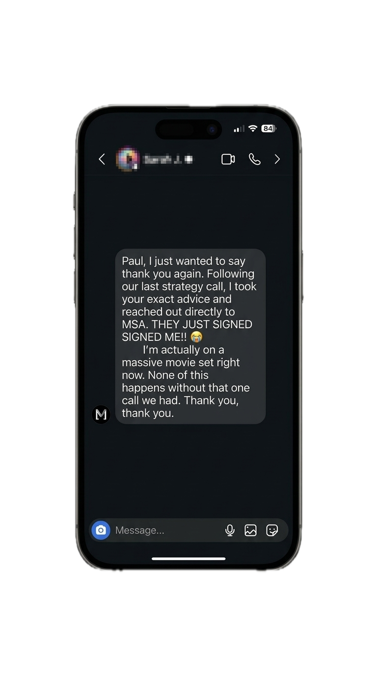 Mentee result — Signed by MSA